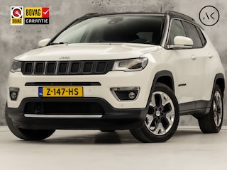 Jeep Compass 1.4 MultiAir Limited Sport 141Pk (NAVIGATIE, CLIMATE, LEDER, CAMERA, BEATS AUDIO, SPORTSTOELEN, GETINT GLAS, ADAPTIVE CRUISE, NIEUWE APK, NIEUWSTAAT)
