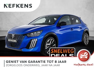 Peugeot 208 1.2 Hybrid 110 e-DCS6 GT | Navigatie | Climate Control | Adaptieve Cruise Control | Camera/Parkeersensoren Voor + Achter | LED | 17" Lichtmetalen Velgen | Keyless Entry/Start | Dodehoek Detectie | Apple Carplay/Android Auto