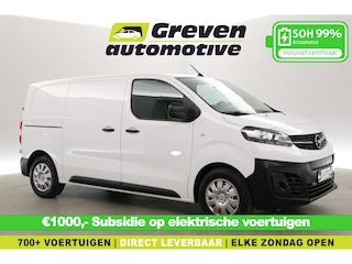 Opel Vivaro 75 kWh L2H1 | Snelladen | SOH 99% | Airco | Cruise | Carplay | 3 Zits | Parkeersens.