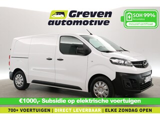 Opel Vivaro 75 kWh L2H1 | Snelladen | SOH 99% | Airco | Cruise | Carplay | 3 Zits | Parkeersens.