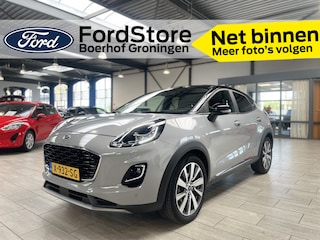 Ford Puma EcoBoost Hybrid 155 pk Titanium X | Trekhaak | Winter Pack | Camera | LED | El. a. klep | B&O | 100% dealer onderh.