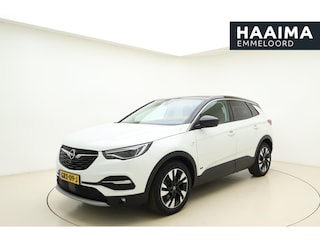 Opel Grandland X 1.6 Turbo 300pk Hybrid4 Elegance | Navigatie | Keyless | Camera | Parelmoer kleur | Electrische achterklep | Lichtmetalen velgen | AGR Comfortstoelen | Voorruitverwarming | Zwart dak