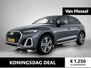 Audi Q5 55 TFSI e S edition 367 PK | Automaat | Trekhaak | Stoelverwarming | Stuurverwarming | Adaptive Cruise Control | Apple Carplay | Android Auto | Parkeersensoren | Elektrisch inklapbare spiegels | Elektrische achterklep |