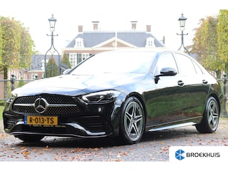 Mercedes-Benz C-klasse 180 AMG | LEDER / ALCANTARA | BURMESER | ADAPTIVE CRUISE | 360 CAMERA | STOELVERWARMING | FULL LED | DODE HOEK SENS | PERFECTE STAAT!