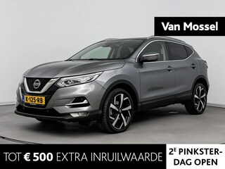 Nissan Qashqai 1.3 DIG-T Premium Edition | airco automatisch | Apple Carplay/Android Auto | cruise control | dodehoek detectie | LED koplampen | lederen bekleding | lichtmetalen velgen 19" | navigatiesysteem full map | panoramadak |