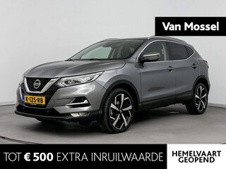Nissan Qashqai 1.3 DIG-T Premium Edition | airco automatisch | Apple Carplay/Android Auto | cruise control | dodehoek detectie | LED koplampen | lederen bekleding | lichtmetalen velgen 19" | navigatiesysteem full map | panoramadak |