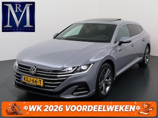 Volkswagen Arteon 1.4 TSI eHybrid R-Line BINNEN + BUITEN PANO| NAPPALEDER SPORTSTOELEN| ELEK. STOEL MET MEMORY| ELEK. ACHTERKLEP| ACHTERBANK VERWARMD| CAMERA| STOELVERWARMING| CARPLAY| DODE HOEK SENSOR