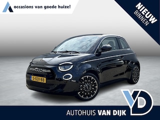 Fiat 500 3+1 La Prima 42 kWh | Leder/Navi/Camera/Adapt.Cruise/Clima/Stoelverwarming/17" All Season banden