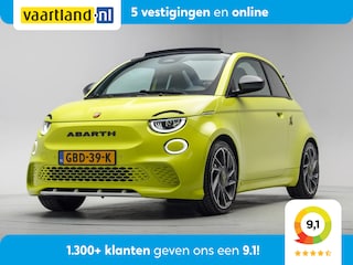 Fiat 500 Cabrio Abarth Turismo 42 kWh [ Navi Apple / Android Stoelverwarming Cruise Camera ]