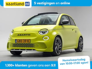 Fiat 500 Cabrio Abarth Turismo 42 kWh [ Navi Apple / Android Stoelverwarming Cruise Camera ]