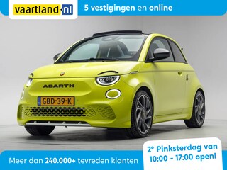 Fiat 500 Cabrio Abarth Turismo 42 kWh [ Navi Apple / Android Stoelverwarming Cruise Camera ]