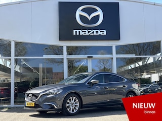 Mazda 6 2.0 SkyActiv-G 145 Skylease+ NL-Auto, Dealer Onderh., Navigatie, Apple Carplay / Android Auto, A, Rij-Camera, Stoel verwarming,  Cruise Controle, Licht metaal .