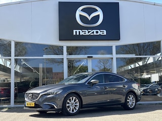Mazda 6 2.0 SkyActiv-G 145 Skylease+ NL-Auto, Dealer Onderh., Navigatie, Apple Carplay / Android Auto, A, Rij-Camera, Stoel verwarming,  Cruise Controle, Licht metaal .