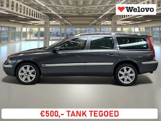 Volvo V70 2.5 T AWD Geartronic Titanium Incl. BTW, Dealer onderhoud, Electr. stoelen, Leder...