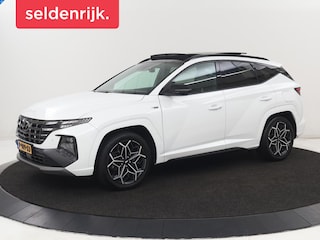 Hyundai Tucson 1.6 T-GDI PHEV N Line Sky 4WD | SOH 92,5% | Panoramadak | Stoelventilatie | Trekhaak | 360 Camera | Leder/Alcantara | Krell Audio | Adaptive cruise | Carplay | Full LED | Memory | PHEV | Plug In