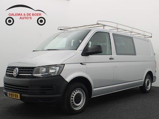 Volkswagen Transporter 2.0 TDI L2H1 DC 6 PERS / TREKHAAK / 1STE EIG / DEALER OH / LEDER / AIRCO / BLUETOOTH / CRUISE / NL-AUTO