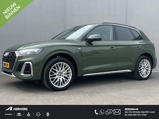 Audi Q5 55 TFSI e S edition / 367 PK! / Elektrische Trekhaak (2.000KG) / Quattro Aandrijving / Virtual Cockpit / Navigatie / S-line Exterieur / Stoelverwarming / Parkeersensoren Voor&Achter / All Season Banden / 20" Lichtmetalen Velgen / Elektrische Kofferbak /