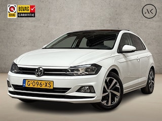 Volkswagen Polo 1.0 TSI Sportline Automaat (SCHUIFDAK, APPLE CARPLAY, KEYLESS, CLIMATE, MODE KNOP, SPORTSTOELEN, ADAPTIVE CRUISE, LM VELGEN, GETINT GLAS, NIEUWSTAAT)
