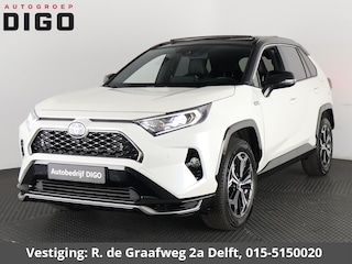 Toyota RAV4 2.5 Plug-in Hybrid AWD Bi-Tone Plus | 1500 KG trekgewicht | JBL Audio | Stoelverwarming & ventilatie | Memory Seats | Schuif-/Kanteldak | Navigatie