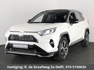 Toyota RAV4 2.5 Plug-in Hybrid AWD Bi-Tone Plus | 1500 KG trekgewicht | JBL Audio | Stoelverwarming & ventilatie | Memory Seats | Schuif-/Kanteldak | Navigatie