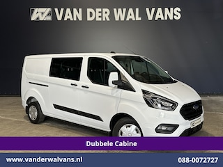 Ford Transit Custom 2.0 TDCI 131pk L2H1 Dubbele Cabine Euro6 Airco | 6-Zits | Camera | Apple Carplay | LED | Cruisecontrol 2540kg Trekhaak, Android Auto, Verwarmde voorruit, Parkeersensoren