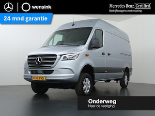 Mercedes-Benz Sprinter 319 CDI | Aut. | L2 H2 | Select | 4X4 | Dubbele Schuifdeur | 2800 KG Trekhaak | Lederen bekleding | Distronic Plus | Navigatie | Parkeercamera | Certified