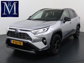 Toyota RAV4 2.5 Hybrid AWD Bi-Tone | STUUR + STOEL VERWARMING | KEYLESS | ACHTERUITRIJ CAMERA | ADAP. CRUISE | ELEK. STOELEN | TREKHAAK | 46K KM ! | 12 MND BOVAG GARANTIE |