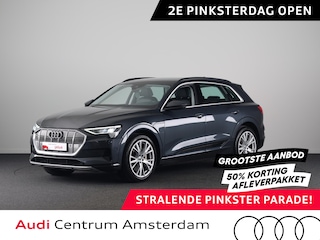 Audi e-Tron 55 quattro Business edition Plus 95 kWh 408pk | Panoramadak | Lederen bekleding | Parkeercamera | Verwarmbare voorstoelen