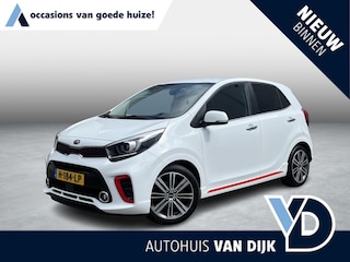 Kia Picanto 1.0 T-GDI GT-Line | NL Auto/1e Eig./Navi/Leder/Clima/Cruise/Stuur&Stoelverwarming/Apple CarPlay-Android Auto
