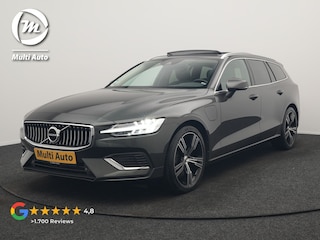 Volvo V60 T6 Recharge AWD Inscription PHEV 340pk Dealer O.H. | Panodak | Camera | Lederen Sportstoelen Memory & Verwarmd | Stuur Verwarmd | Keyless | Navigatie | DAB | Cruise Control | Plug In Hybrid |