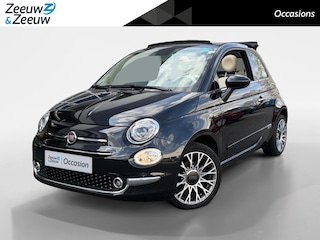 Fiat 500 0.9 TwinAir Turbo Lounge Cabrio | CruiseControl | NAVI | Parkeersensoren! | 12 maanden garantie!