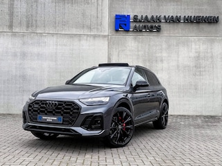 Audi Q5 50TFSI e 299PK Quattro Competition S Edition S-Line 1é Eig! Panoramadak|S-Kuipstoelen|360°View|Matrix|Carbon|Ambiance|SQ5!