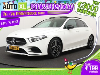 Mercedes-Benz A-klasse 200 164 PK Aut. AMG Night-Pack Pano-dak Camera 18'LMV