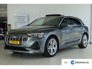 Audi e-Tron 55 quattro S edition 95 kWh | Adapt. Cruise | Schuifdak | Stoelverwarming | Luchtvering | Elektr. Klep | Memory | PDC |