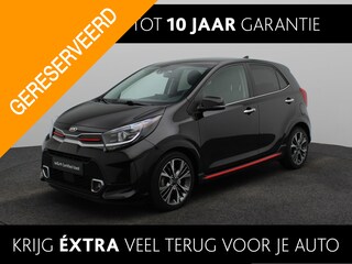 Kia Picanto 1.0 T-GDi GT-Line 5p 100 PK | Open Dak | Leder | Stoelverwarming | Keyless | Camera | Navi | Clima | Cruise