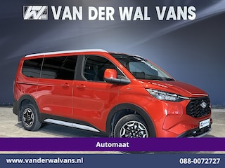 Ford Tourneo 2.5 PHEV Automaat Personenbus 8-Zits L1H1 Euro6 Airco | 2x zijdeur | Camera | Navigatie | Apple Carplay Android Auto, LED, Adaptieve Cruisecontrol, Parkeersensoren, Automatische Trekhaak, LM Velgen, Verwarmde voorruit, Stoelverwarming, Elektrisch verstelbare bestuurdersstoel,  Achterklep