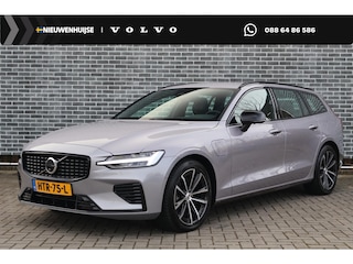 Volvo V60 2.0 T6 Plug-in Hybrid AWD Plus Dark | Long Range PHEV | 360 Graden Camera | Trekhaak | Sportstoelen | Elektrisch Verstelbare Voorstoelen | Stoelverwarming | All-Season banden | Navigatie | Google Services