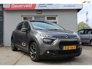 Citroën C3 1.2 PureTech Shine Automaat, navigatie, cruise-control, lm-velgen, boekjes, led, 2x sleutel, car-pas, incl apk en beurt