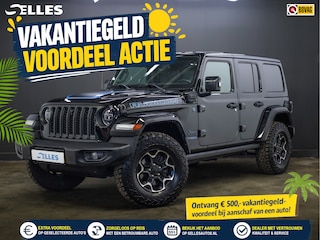 Jeep Wrangler Unlimited 4xe 380 Rubicon | 4X4 | Plug-in Hybride | Airco | Stoelverwarming | Stuurwiel verwarming | Lederen bekleding | Afneembaar Dak | Off road | Cruise control |
