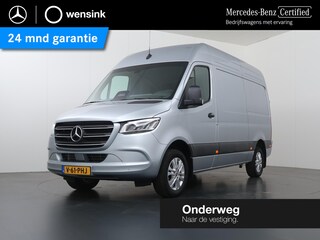 Mercedes-Benz Sprinter 319 CDI 190 PK | L2 H2 | AUTOMAAT | PRO | LED | KUNSTLEDER ZWART BEKLEDING | CAMERA | BETIMMERDE LAADRUIMTE | CARPLAY EN ANDROID AUTO | CRUISE | AIRCO | 17" LICHTMETALEN VELGEN | LUCHTGEVEERDE BESTUURDERSSTOEL | CERTIFIED