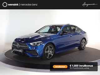 Mercedes-Benz C-klasse 300e AMG Line | Panoramaschuifdak | Night | Premium pakket | Winter pakket | Augmented Reality Navigation