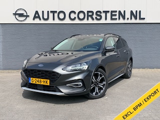 Ford Focus Wagon 1.5T 150PK Automaat ** Ex Bpm Export ** ACTIVE Apple Carplay Android Auto Trekhaak Stoel-Stuurverwarming Navi Climate Control Cruise Control incl. ASLD Led Lmv 18" Licht-regensensor Keyless Wifi PDC Voorruitverwarming 1e Eigenaar EURO 6