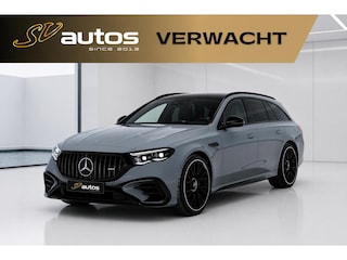 Mercedes-Benz Estate E53 AMG 612pk 4MATIC+ Panoramadak *BTW* Burmester 4d Massage Superscreen Stoelkoeling Trekhaak BOMVOL!! Alpin grau