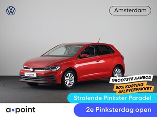 Volkswagen Polo 1.0 TSI Style 95 pk Automaat (DSG) | Navigatie | Parkeersensoren | Adaptieve cruise control | Matrix LED koplampen | Stoelverwarming |