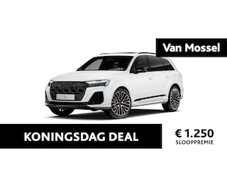 Audi Q7 60 TFSI e quattro Pro Line S Competition | Adaptive Cruise Control | Luchtvering | Glazen panoramadak | Vierwielbesturing | Elektrisch sluithulp portieren | 360 graden camera | Head-up display | Geheugenfunctie voorstoelen | HD-matrix + laser | Trekhaak | Stoelverwarming voor en achter | Stoelventilatie/massage voorin | Optiekpakket zwart plus | Alarm Klasse III