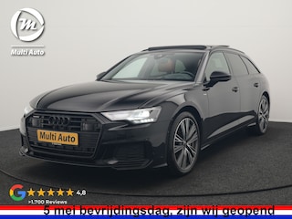 Audi A6 Avant 50 TFSI e Quattro S Line PHEV 300pk Dealer O.H. | Panodak | Adaptive Cruise | Head Up | Camera | Bang & Olufsen | Lederen Comfortzetels Memory & Ventilatie | Sfeerverlichting | Blis | Stoelen & Stuur Verwarmd | Apple Carplay | DAB | Plug In Hybrid |