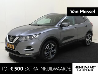 Nissan Qashqai 1.3 DIG-T Design Edition | airco automatisch | Apple Carplay/Android Auto | cruise control | lichtmetalen velgen 18" | navigatiesysteem full map | panoramadak |