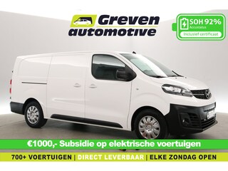 Opel Vivaro 75 kWh L3H1 | Snelladen | SOH 92% | Clima | Camera | Cruise | 3 Zits | Carplay | 2xSchuifdeur