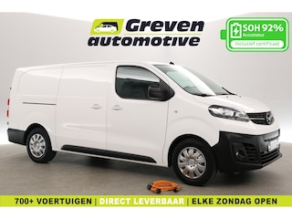 Opel Vivaro 75 kWh L3H1 | Snelladen | SOH 92% | Clima | Camera | Cruise | 3 Zits | Carplay | 2xSchuifdeur