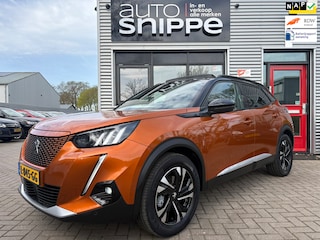 Peugeot 2008 EV GT 50 kWh -SOH 95.75%-3 FASE-OPEN DAK-KEYLESS-LICHTMETALEN VELGEN-2 TONE LAK-LED-HALF LEDER-DODE HOEK-CAMERA-